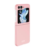 Microsonic Samsung Galaxy Z Flip 5 Kılıf Shape Hard Cover Siyah (Pembe)