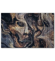 Cakapuzzle Kum Püskürtme Sanatı Yüz Portre  Puzzle Yapboz MDF (Ahşap) (500 Parça)