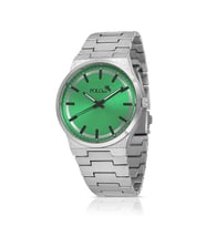 Polo Air Klasik Metal Kordon Erkek Kol Saati PL-0916Ex (Açık Yeşil-Gümüş)