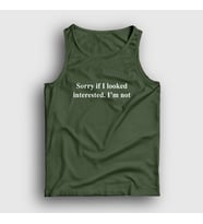 Presmono Unisex Sarı Sorry If I Looked Atlet 412393tt (Haki)