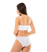 Modinn 1207 Kadın Ayarlanabilir Askılı Pedli Büstiyer (Beyaz)