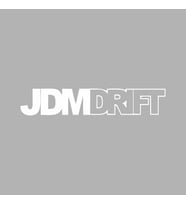 JDM Drift Araba Sticker siyah 16x3 CM (Beyaz)