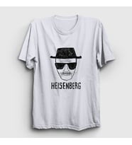 Presmono Unisex Sarı Heisenberg Breaking Bad T-Shirt 184657tt (Beyaz)