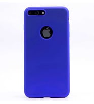 Uyumlu Model Apple iPhone 7 Plus Kılıf Soft Mat Premier Case (SAKS MAVI)