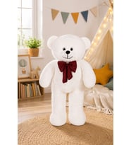 Özgüner Oyuncak 80 - 90 Cm Büyük Ayıcık (%100 Yerli) (Beyaz)