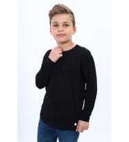 Toontoy Erkek Çocuk Baskılı Tişört (Siyah)