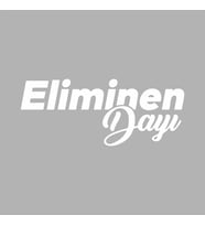 Eliminen Dayı Sticker siyah 25x15 CM (Beyaz)