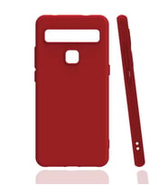 TCL 10L Kılıf Biye Yumuşak Silikon Case (Kırmızı)