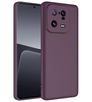 Xiaomi Mi 13 Pro Kılıf Mara Lansman İç Yüzeyi Kadife Kılıf (Koyu Mor)