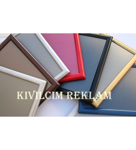 A4 RENKLİ ÇERÇEVE (Gümüş)