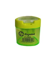 Kalemtıraş Çift Gözlü Üçgen 1 Adet Hazneli Kalemtraş Canlı Renkler Standart Kalem Açacağı Jumbo Kalem Açacağı (Yeşil)