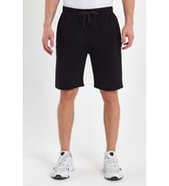 Regular Fit Yanları Cepli Rahat Kesim Erkek Şort (Siyah)