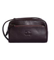 KANGAROO KINGDOM % 100 Hakiki Dana Deri Taba Erkek Portföy & Clutch El Çantası 6466-T (Kahverengi)