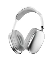 Karne Hediyesi Kulaküstü Bluetooth Kulaklık FM Radyo TF AUX Destekli P9 PRO MAX - Süngerli (Beyaz)