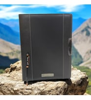 Kişiye Özel İsimli A4 Sekreterlik Tablası Ve Dokunmatik Telefon Uçlu Tükenmez Kalem Seti (Siyah)