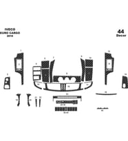 Meriç® Iveco Euro Cargo Ön Torpido Kaplama Maun 44 Parça 2015-› (Karbon)