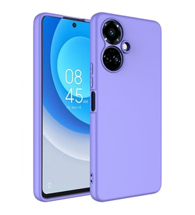 Tecno Camon 19 Pro Kılıf Zore Mara Lansman İç Yüzeyi Kadife Kılıf  (Lila)