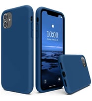 Iphone 11 Silikon Lansman Esnek Kaliteli Kılıf (Lacivert)
