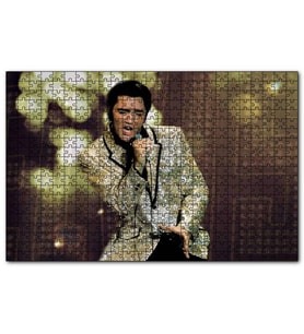 Cakapuzzle Elvis Presley  Puzzle Yapboz MDF (Ahşap) (500 Parça)