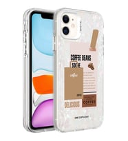 Apple iPhone 12 Kılıf Mermer Desenli Zore Marbello Kapak (Kahverengi)