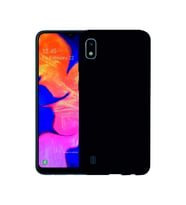 Samsung Galaxy A10 Kılıf Kamera Korumalı Silikon Rubber Arka Kapak (Siyah)