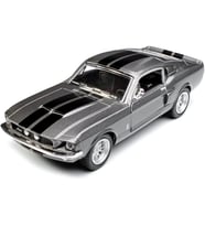 Kinsmart 1967 Shelby GT500 Çekbırak Diecast Model Araba (Gri)