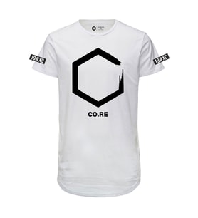 Jack & Jones Erkek Siyah Baskılı Printed T-Shirt - 12195559 (Turuncu)