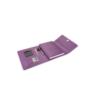 Organizer Ajanda Kılıflı Tarihsiz Kareli 160 Yaprak 17x24 Defterli Mıknatıs Kapaklı Rainbow Vegan 22x26 cm (Lila)