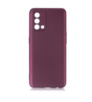 Oppo A74 4G Kılıf Zore Premier Silikon Kılıf (Mürdüm)