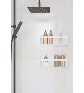 Plastik Banyo Düzenleyicisi (Beyaz)