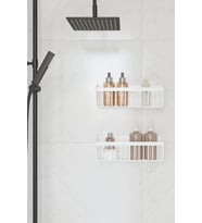 Plastik Banyo Düzenleyicisi (Beyaz)