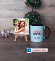 İtalyanca Öğretmeni Fotoğraflı Dekoratif Taş, Kupa Bardak Beyaz Hediye (Model 11)