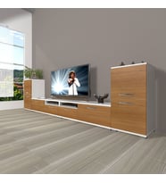 Decoraktiv Eko 9220 Mdf Tv Ünitesi Tv Sehpası (Beyaz - Ceviz)