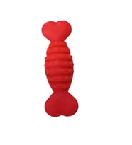 PLASTİK HALTER DİKENLİ KEMİK BÜYÜK 20 cm Pembe (Turuncu)