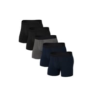 Erkek Boxer 5'li Paketler %95 Pamuk - Premium Collection (Çok Renkli)