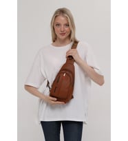 Gazelle Unisex Omuz Çantası Body Bag Freebag 193 (Taba)