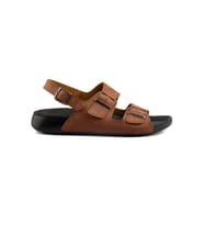 Barcelona Urban Sandals Rahat Yumuşak Tabanlı Erkek Sandalet (Taba)