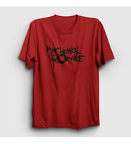 Presmono Unisex Sarı Logo My Chemical Romance T-Shirt 70878tt (Kırmızı)