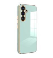 Microsonic Samsung Galaxy S24 Kılıf Olive Plated Beyaz (Yeşil)