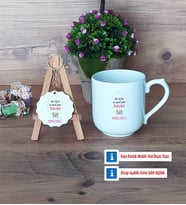 Doğum Günü Hediyesi Kupa Bardak Kırmızı ve Ahşap Anahtarlık Hediye (Model 4)