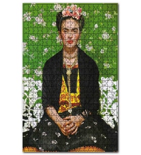 Cakapuzzle Frida Kahlo Kostüm Görseli Puzzle Yapboz MDF (Ahşap) (500 Parça)
