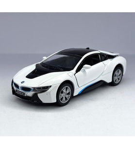 Bmw I8 Lisanslı Model Araba (ÖZEL PLAKALI) (Beyaz)