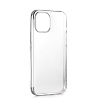 iPhone 12 / 12 Pro Kılıf İnce Köşeleri Renkli Şeffaf Silikon (Gri)