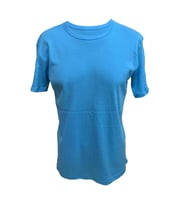 Jojoboy Polo Erkek Ribana Yuvarlak Yaka Tshirt (Mavi)