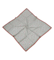 Mısırlı Eşarpları Silky Cocoon Eşarp (Beyaz-Somon)