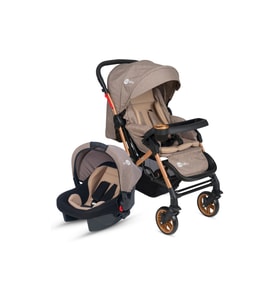 4 Baby Active Gold Travel Sistem Bebek Arabası (Kahverengi)