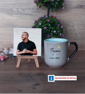 Sınıf Öğretmeni Fotoğraflı Dekoratif Taş, Kupa Bardak Beyaz Hediye Öğretmenler Günü Hediyesi (Model 10)