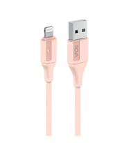 Rova KB202 Lightning (iPhone) Hızlı Şarj Kablosu - KVK Teknik Servis Garantili (Pembe)