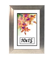 10X15 Fotoğraf Çerçevesi Modern Ofis Sanat Ev Home Ofis Dekoratif Çerçeveler Ev Oturma Odası Salon Dekorasyon Resim Çerçeveleri Diploma Belge Sertifika Çerçeveleri (Gümüş)