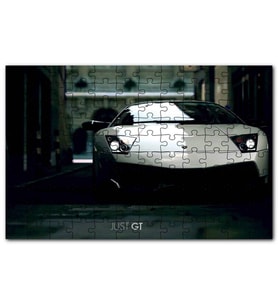 Cakapuzzle Lamborghini GT Flu Arkaplan Puzzle Yapboz MDF (Ahşap) (500 Parça)